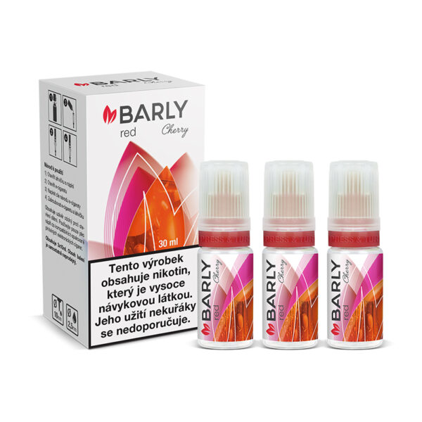 Barly - RED Cherry (Cseresznye, erős dohány) 3x10ml E-Liquid