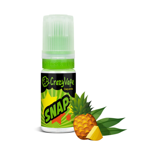 CrazyVape SNAP aroma (Zöld tea és ananász)