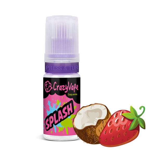 CrazyVape SPLASH aroma (Kókusz és eper)
