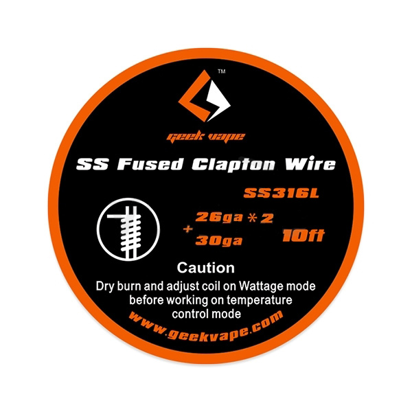 GeekVape Fused Clapton SS316 Tape Wire, 3m - Ellenálláshuzal
