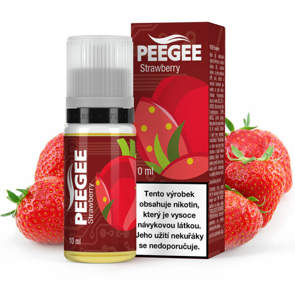 PEEGEE - Strawberry (Eper) E-liquid