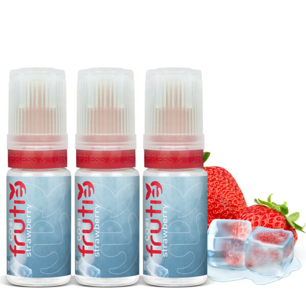 Frutie COOL - Jeges Eper 3x10ml E-liquid