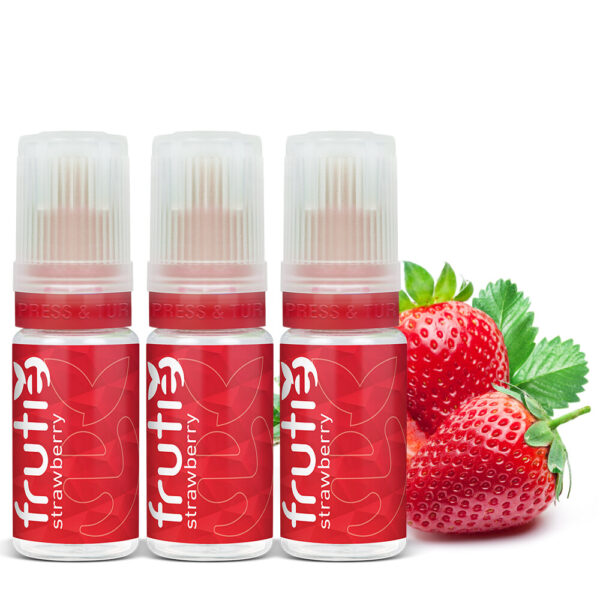 Frutie - Strawberry (Eper) 3x10ml E-liquid