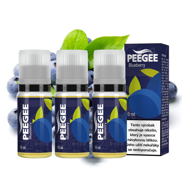PEEGEE - Blueberry (Áfonya) 3x10ml E-liquid