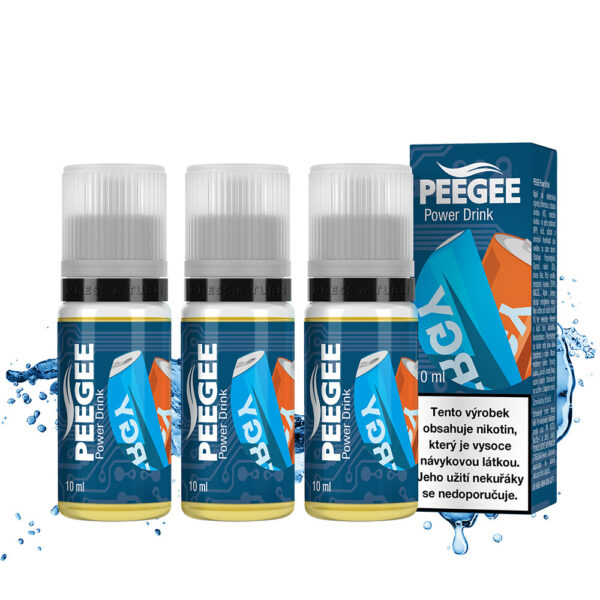 PEEGEE - Power Drink (Energia ital) 3x10ml E-liquid