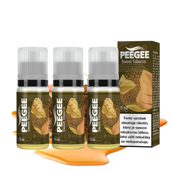 PEEGEE - Sweet Tobacco (Édes dohány) 3x10ml E-liquid