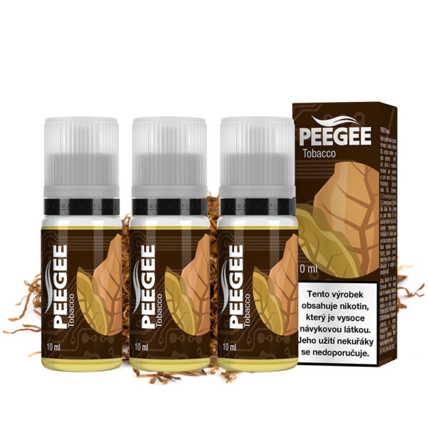 PEEGEE - Tobacco (Tiszta dohány) 3x10ml E-liquid