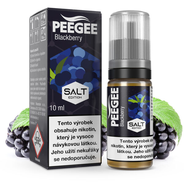 PEEGEE Salt - Blackberry (Fekete Szeder) E-Liquid