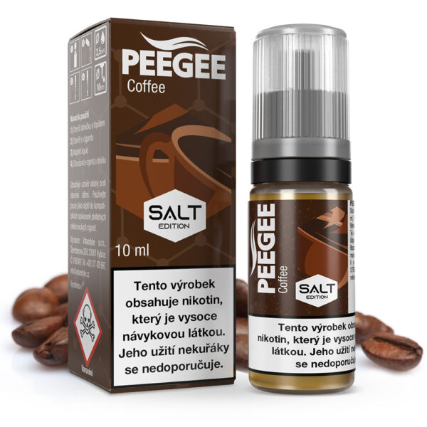 PEEGEE Salt - Coffee (Kávé) E-Liquid