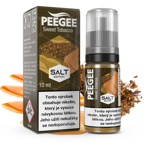 PEEGEE Salt - Sweet Tobacco (Édes Dohány) E-Liquid