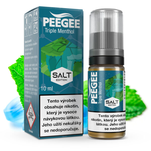 PEEGEE Salt - Triple Menthol (Tripla Mentol) E-Liquid