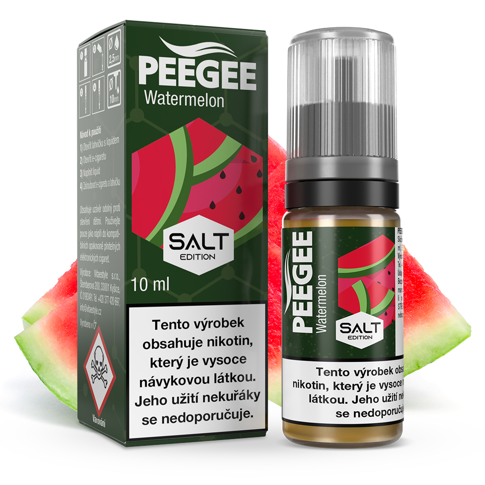 PEEGEE Salt - Watermelon (Görögdinnye) E-Liquid