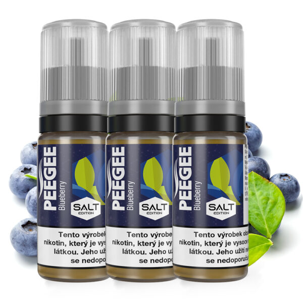 PEEGEE Salt - Blueberry (Áfonya) E-Liquid 3x10ml