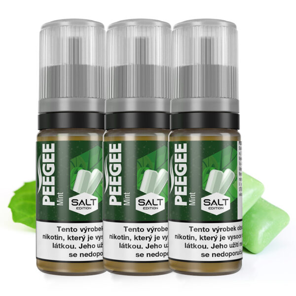 PEEGEE Salt - Mint (Menta) E-Liquid 3x10ml