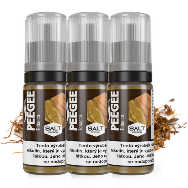 PEEGEE Salt - Tobacco (Dohány) E-Liquid 3x10ml