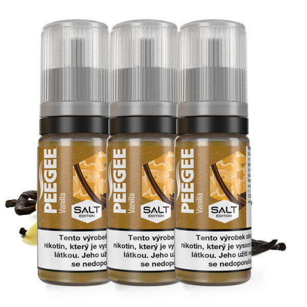 PEEGEE Salt - Vanilla (Vanília) E-Liquid 3x10ml