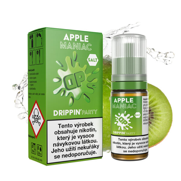 Drippin Salt Party - Apple Maniac (Jeges Alma Savanyú Kiwi) E-liquid