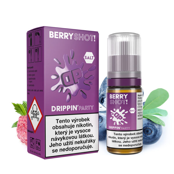 Drippin Salt Party - Berryshot (Savanyú Málna Édes Áfonya) E-liquid