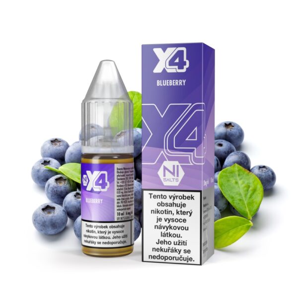 X4 Bar Juice Salt - Blueberry (Áfonya) E-Liquid