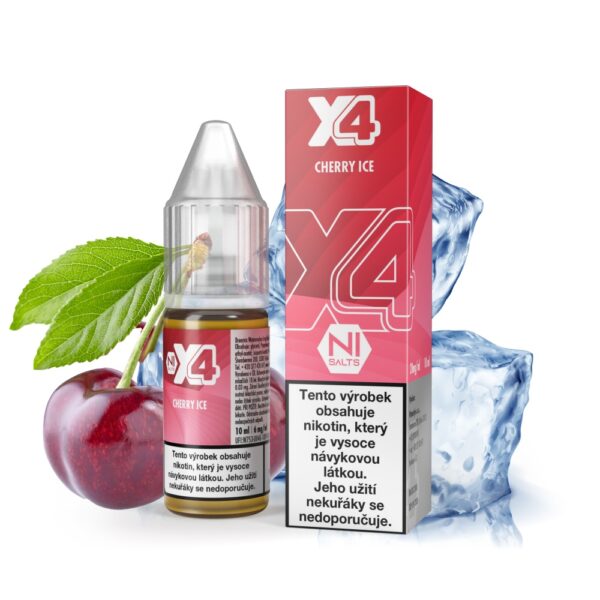 X4 Bar Juice Salt - Cherry Ice (Cseresznye Jég) E-Liquid