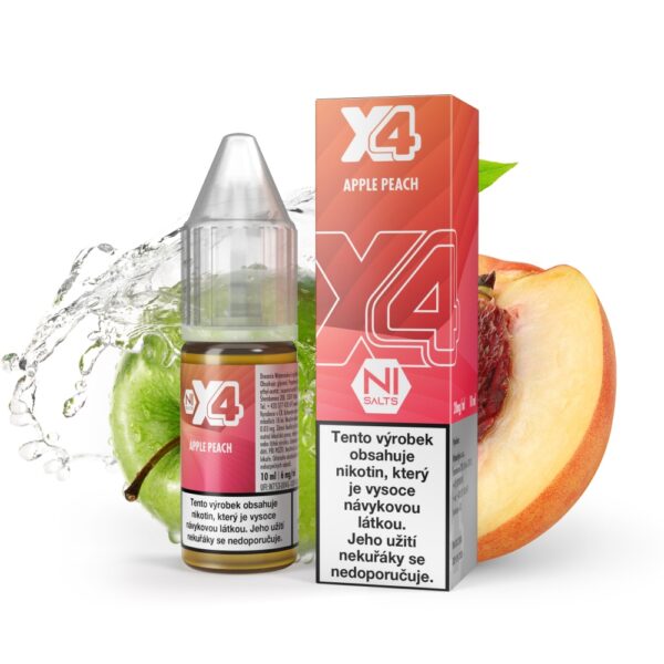 X4 Bar Juice Salt - Apple Peach (Alma Barack) E-Liquid